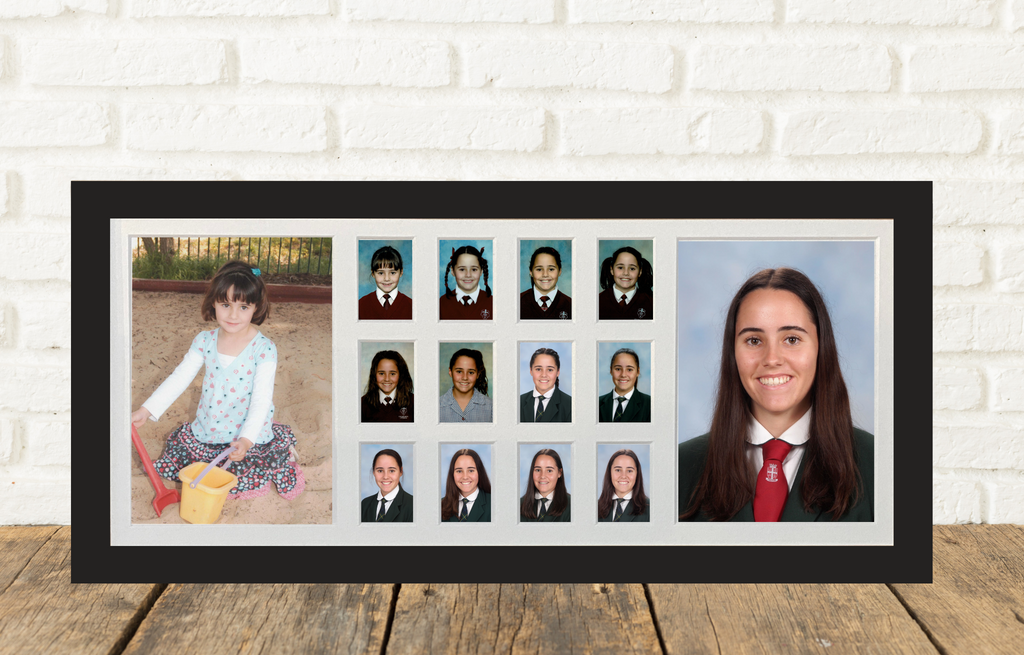 School Years Photo Frames - Medium BLACK (with Pre-School)