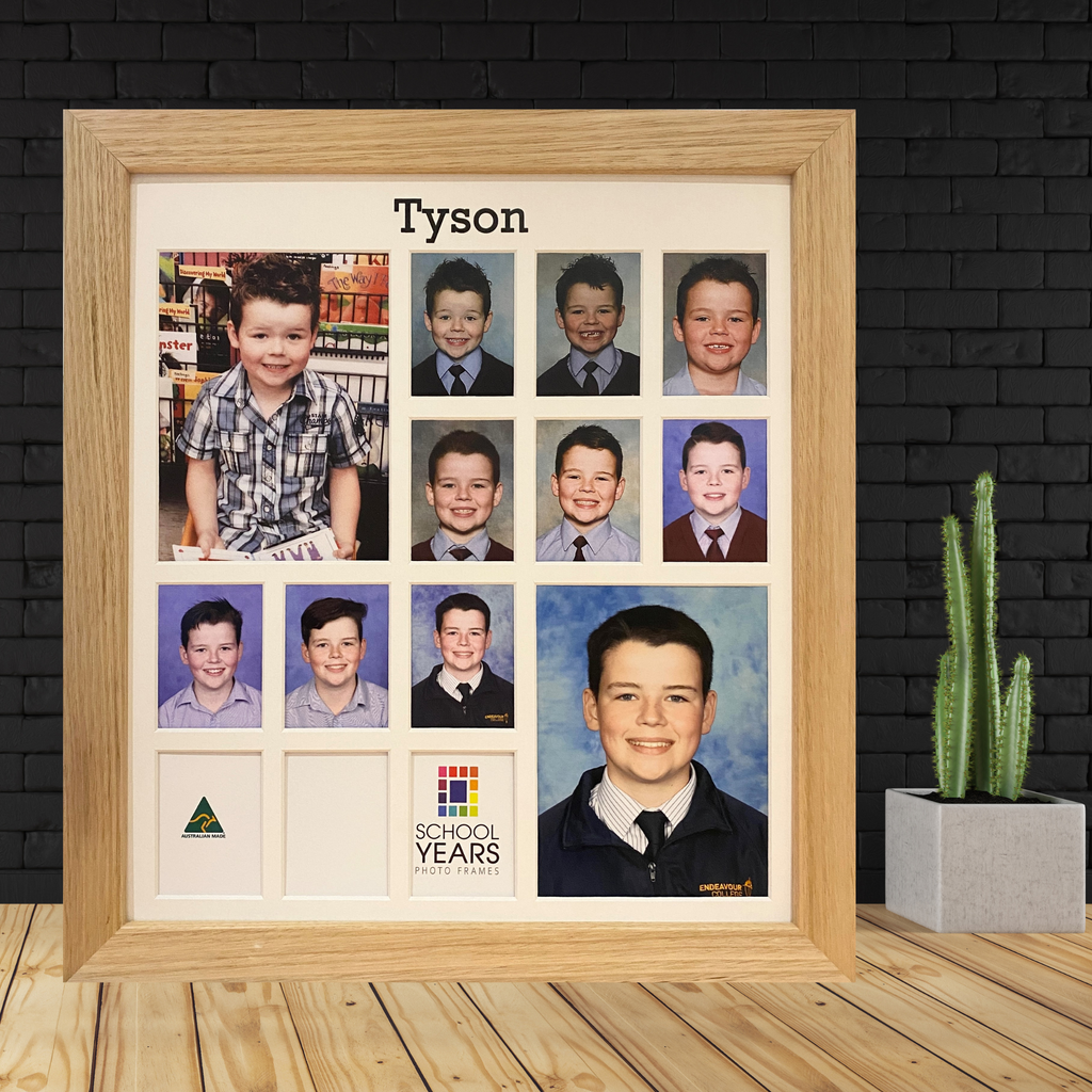 Personalised Large Frame (with Pre-School) - OAK