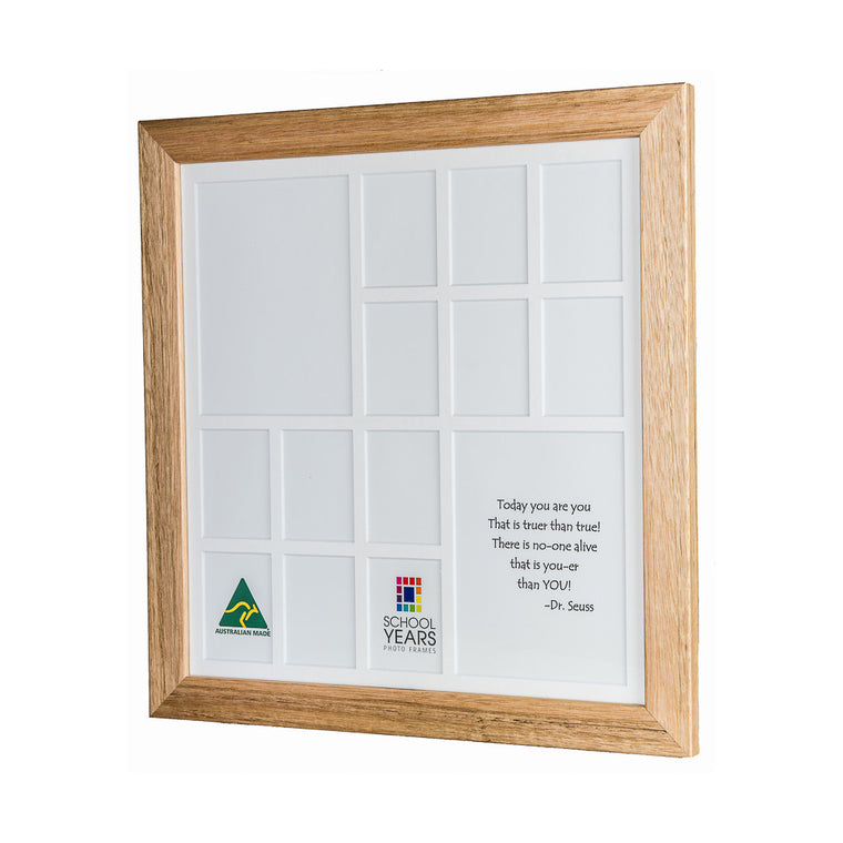 IMPERFECT -  Large School Years Frame (with Pre-School) - Oak