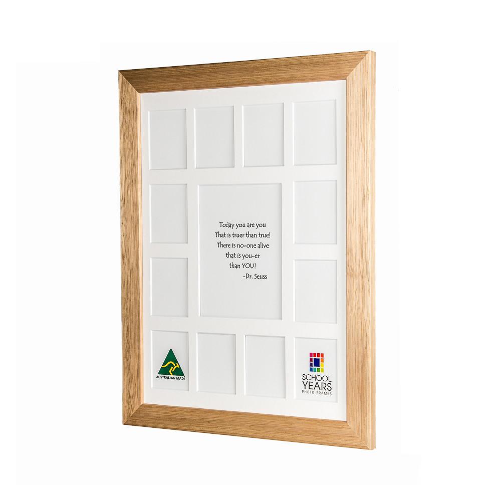 IMPERFECT -  Large School Years Frame - Oak